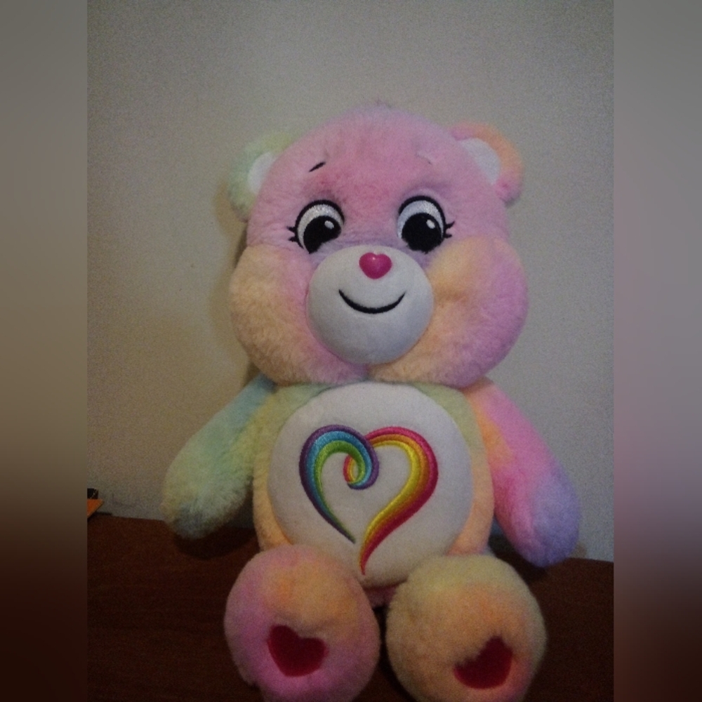 Care Bear Rainbow Heart Bear 15 Inch